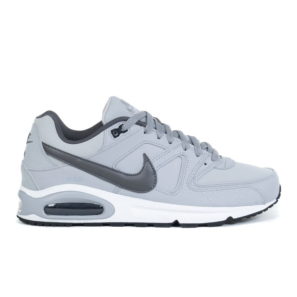 nike air max command leather blue silver