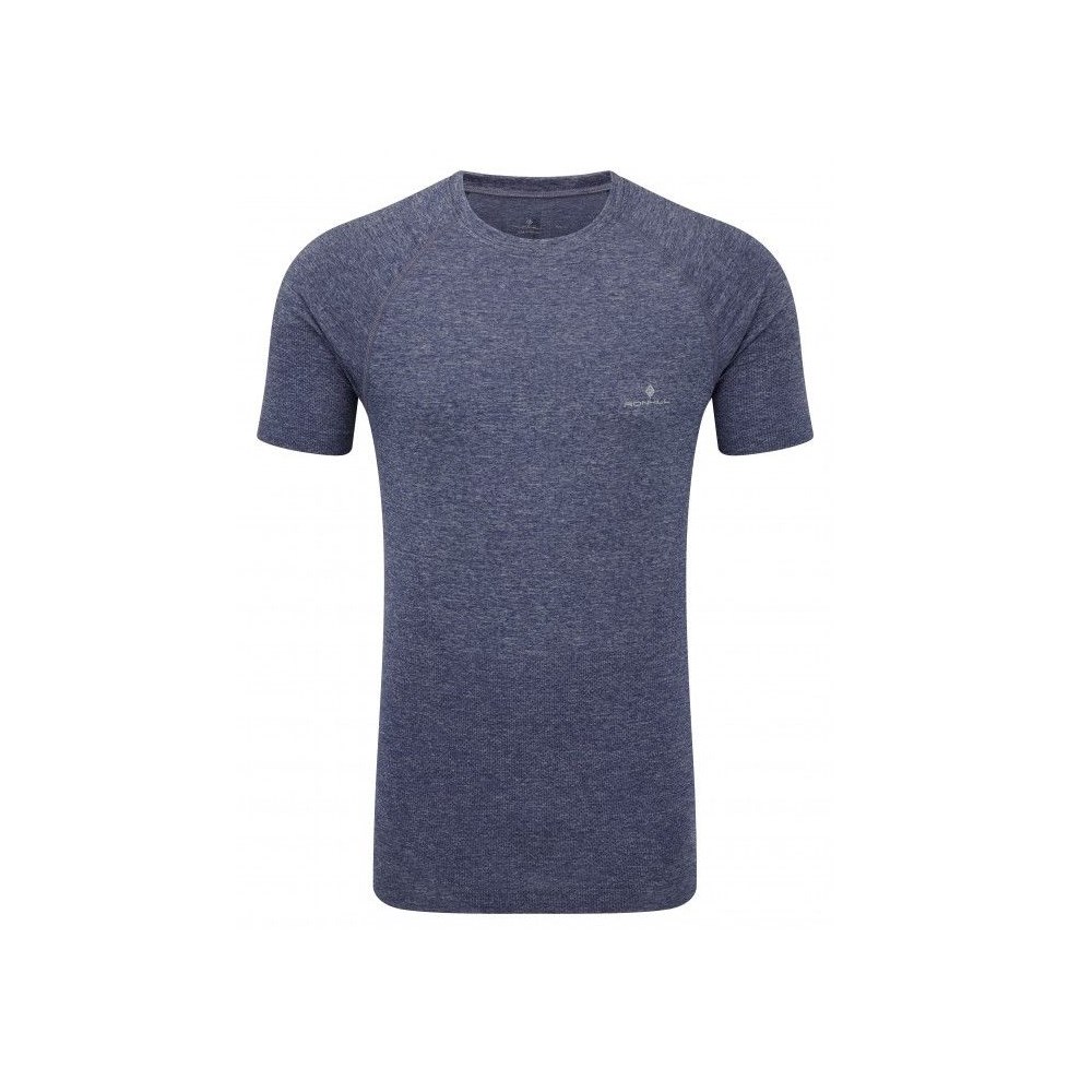 T-shirt work Men Ronhill Advance Cool Knit SS Tee 00101500153 Navy blue - Picture 1 of 1
